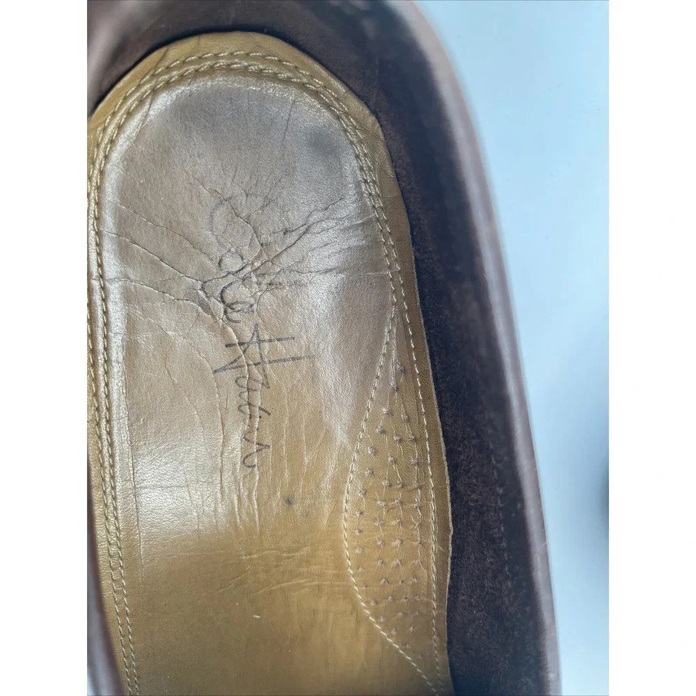 Cole Haan Resort Penny Loafer Men's Size 9.5 Brown‎ Leather Slip-On Shoes